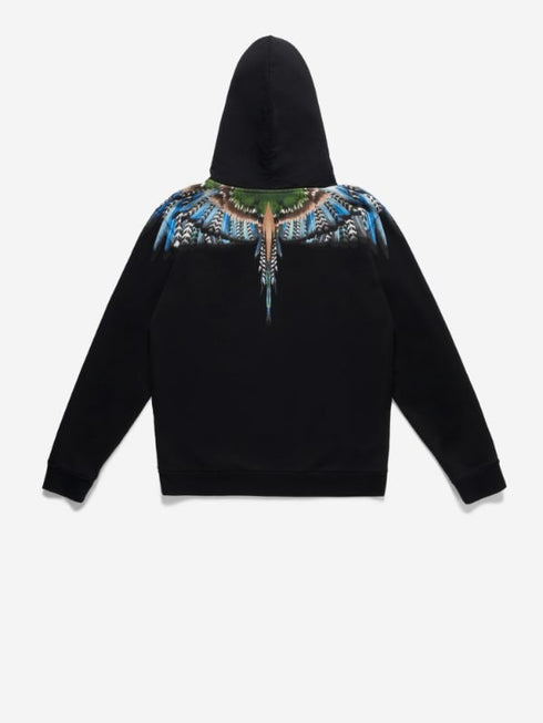 MARCELO BURLON GRIZZLY WINGS REGULAR HOODIE Mens Apparel -