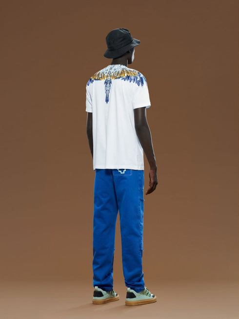 MARCELO BURLON HAWAIANA WINGS REGULAR T-SHIRT Mens Apparel -