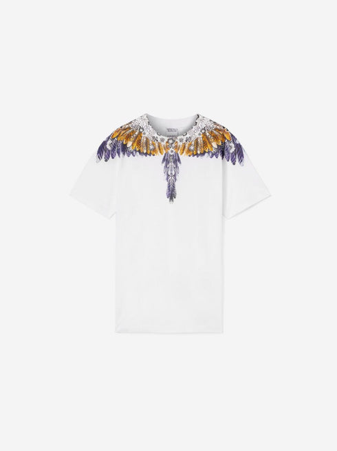 MARCELO BURLON HAWAIANA WINGS REGULAR T-SHIRT Mens Apparel -