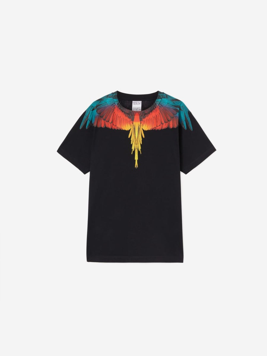 MARCELO BURLON ICON WINGS REGULAR T-SHIRT Mens Apparel – ASPHALT