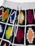 MARCELO BURLON MACRAME CROSS KNIT SHORTS Mens Apparel -