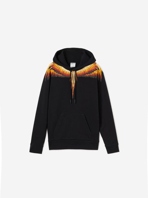 MARCELO BURLON SOLFOLK WINGS REGULAR HOODIE Mens Apparel -