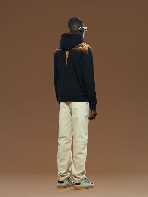 MARCELO BURLON SOLFOLK WINGS REGULAR HOODIE Mens Apparel -
