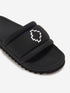 MARCELO BURLON TEMPERA C PADDED MENS SLIDES - MENS SLIDES