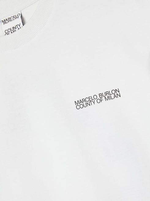 MARCELO BURLON TEMPERA CROSS OVER T-SHIRT Mens Apparel -