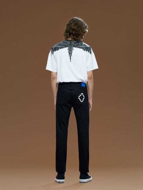 MARCELO BURLON TEMPERA CROSS RAW SLIM DNM Mens Apparel -