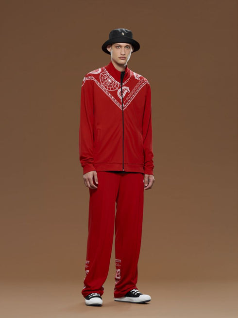 MARCELO BURLON TEMPERA SLIM TRACK JACKET Mens Apparel - Mens