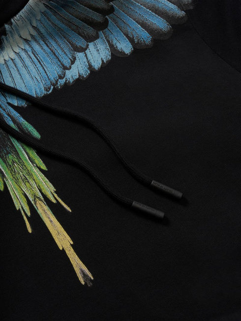 MARCELO BURLON WINGS REGULAR HOODIE Mens Apparel - MENS