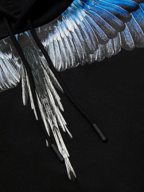 MARCELO BURLON WINGS REGULAR HOODIE Mens Apparel - WOMENS