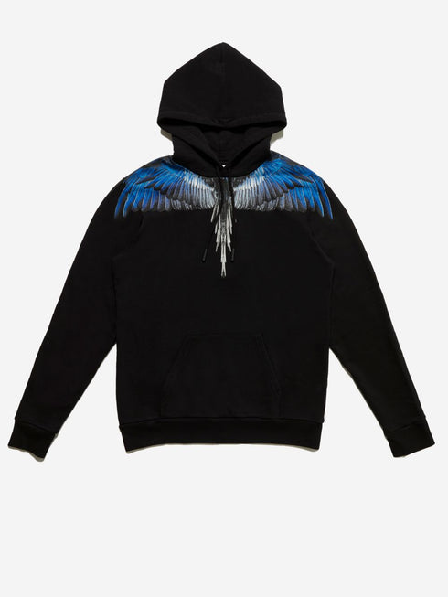MARCELO BURLON WINGS REGULAR HOODIE Mens Apparel - WOMENS