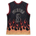 MITCHELL & NESS FLAMES SWINGMAN 76ERS IVERSON Mens Apparel -