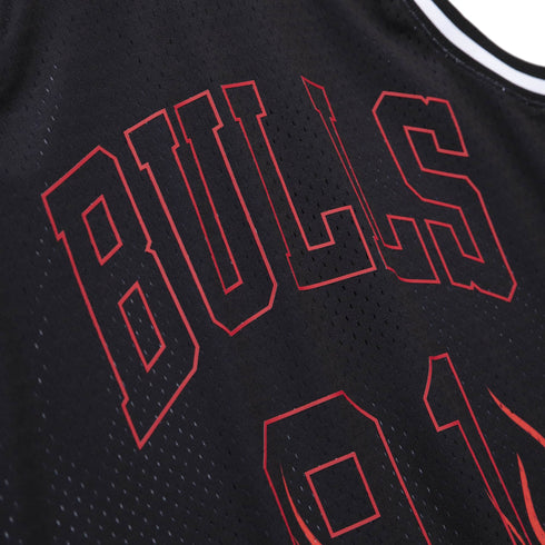 MITCHELL & NESS FLAMES SWINGMAN BULLS 97 RODMAN Mens Apparel
