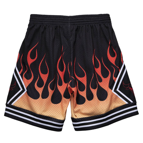 MITCHELL & NESS FLAMES SWINGMAN SHORT BULLS Mens Apparel -