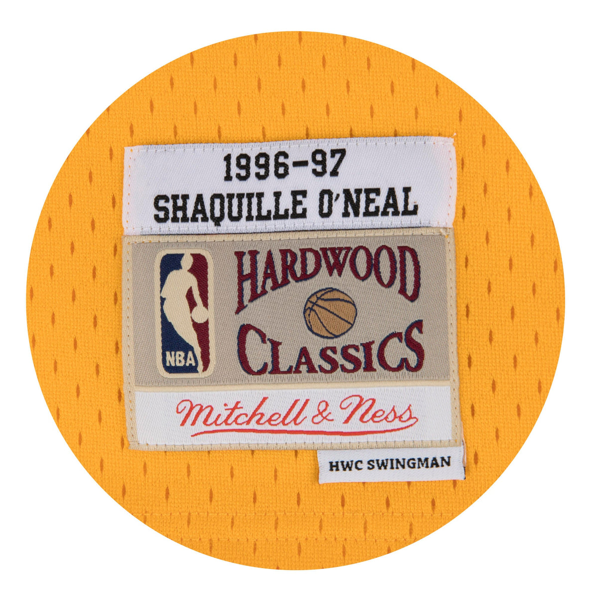 Mitchell & Ness | Kid's Swingman Los Angeles Lakers NBA 1996-97 Shaquille O'Neal Jersey, Gold / Toddler (2)