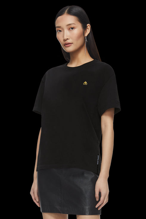 MOOSE KNUCKLES CLASSIC LOGO TEE Womens Apparel - WOMENS