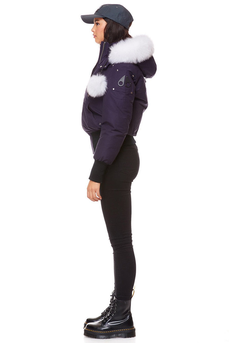 MOOSE KNUCKLES☆ORIGINAL DEBBIE ダウンジャケット S NAVY MOOSE KNUCKLES DEBBIE BOMBER Womens Apparel – ASPHALT