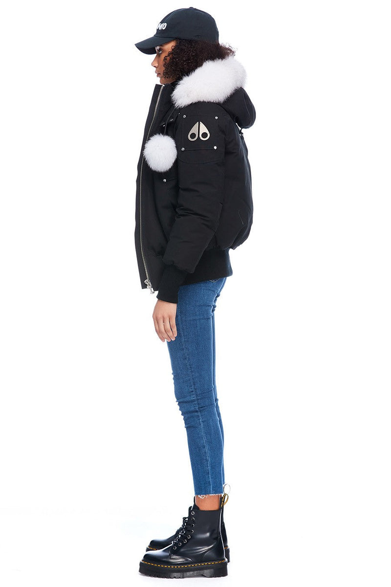 MOOSE KNUCKLES DEBBIE BOMBER Womens Apparel – ASPHALT MOOSE KNUCKLES DEBBIE BOMBER Womens Apparel – ASPHALT