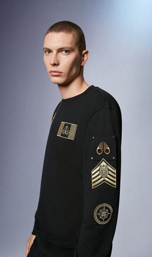 MOOSE KNUCKLES HALDIMAN PULLOVER Mens Apparel - MENS APPAREL