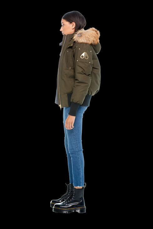 MOOSE KNUCKLES SAINTE FLAVIE BOMBER Womens Apparel - WOMENS