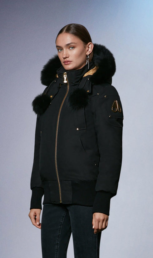 MOOSE KNUCKLES SAINTE FLAVIE BOMBER Womens Apparel - WOMENS