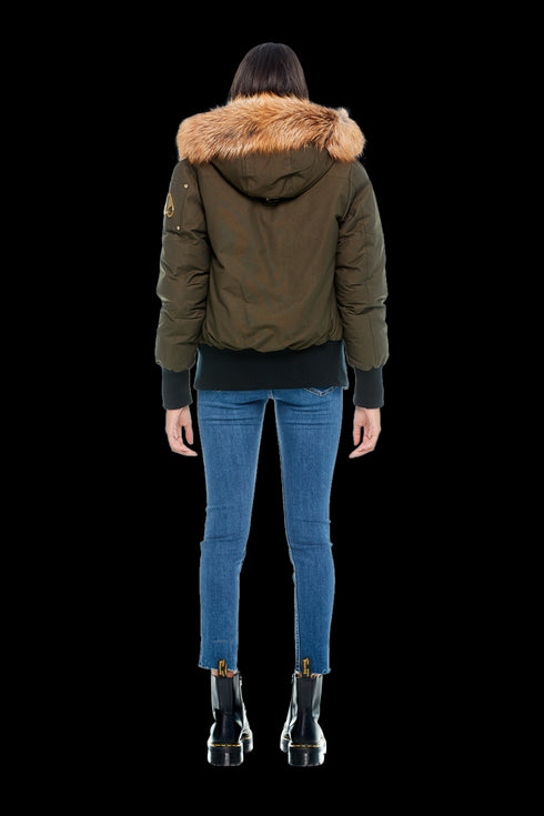 MOOSE KNUCKLES SAINTE FLAVIE BOMBER Womens Apparel - WOMENS