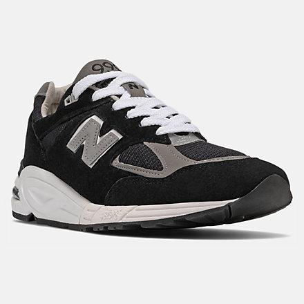 NEW BALANCE (new) M990 V2 MADE IN USA Black Mens Sneakers -