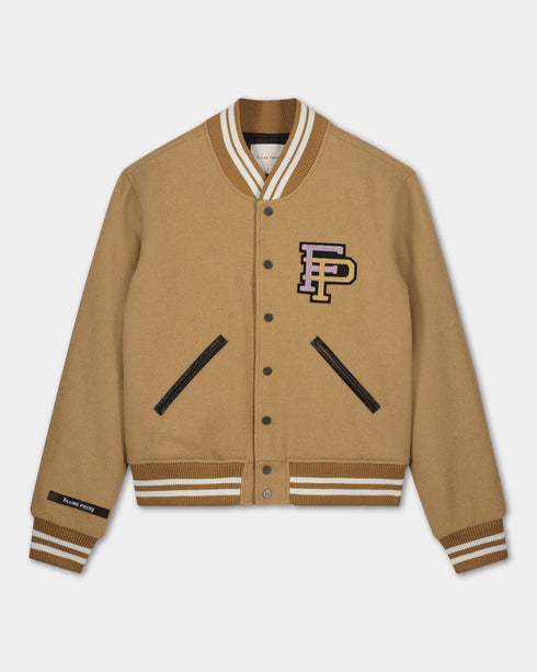 FILLING PIECES Varsity Jacket Camel Mens Apparel