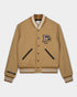 FILLING PIECES Varsity Jacket Camel Mens Apparel