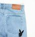 PLEASURES BUNNY APPLIQUE DENIM WASHED Mens Apparel - Mens