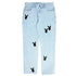 PLEASURES BUNNY APPLIQUE DENIM WASHED Mens Apparel - Mens