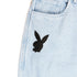 PLEASURES BUNNY APPLIQUE DENIM WASHED Mens Apparel - Mens