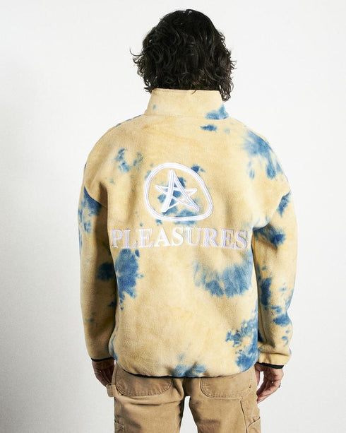 PLEASURES CAFFEINE POLAR FLEECE QTR ZIP Mens Apparel - MENS