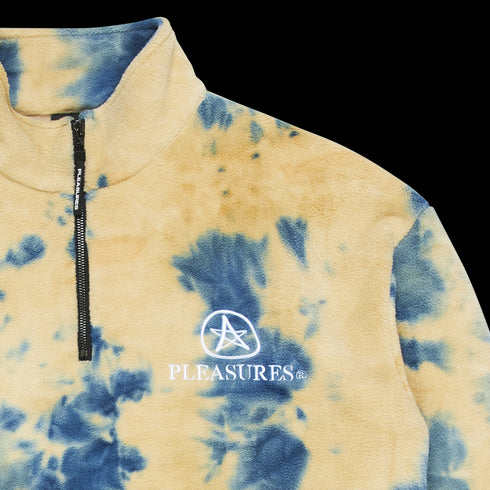 PLEASURES CAFFEINE POLAR FLEECE QTR ZIP Mens Apparel - MENS