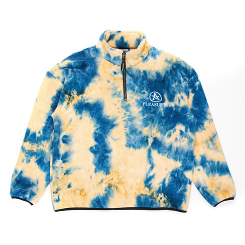 PLEASURES CAFFEINE POLAR FLEECE QTR ZIP Mens Apparel - MENS