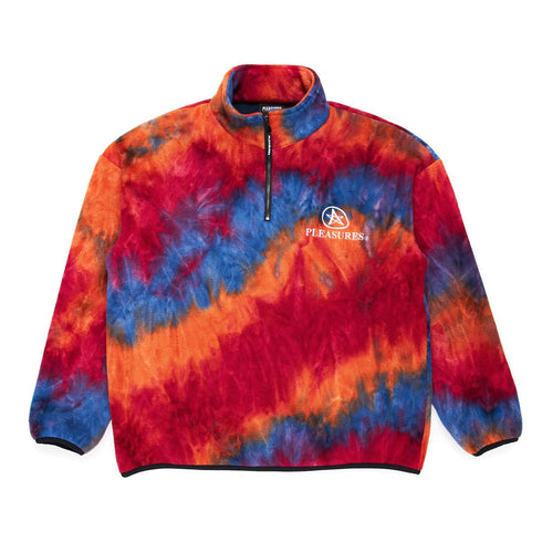 PLEASURES CAFFEINE POLAR FLEECE QTR ZIP Mens Apparel - MENS