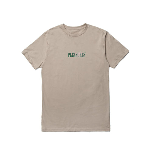 PLEASURES CORE EMBROIDERED T-SHIRT Mens Apparel - MENS