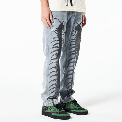 PLEASURES CRAWLER DENIM PANT Mens Apparel - MENS APPAREL