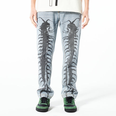 PLEASURES CRAWLER DENIM PANT Mens Apparel - MENS APPAREL