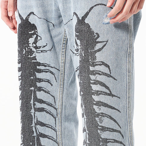 PLEASURES CRAWLER DENIM PANT Mens Apparel - MENS APPAREL