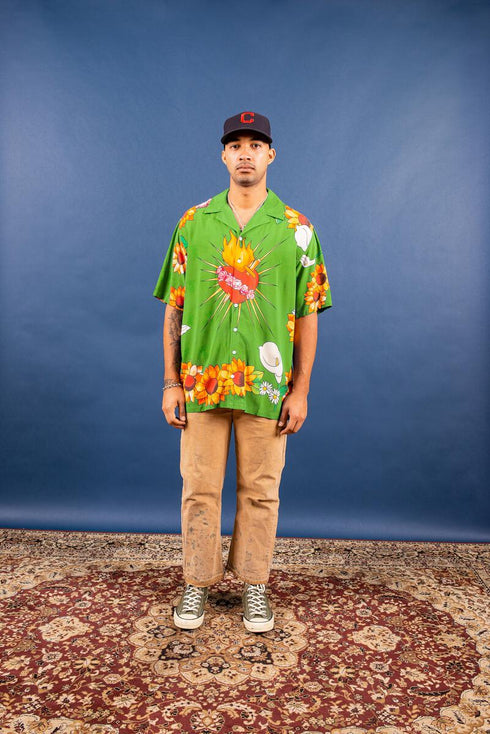 PLEASURES HEART BUTTON DOWN Mens Apparel - MENS APPAREL