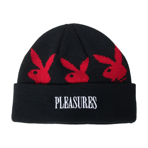 PLEASURES JAQUARD PB BEANIE Accessories - P21PB020-BLACK /
