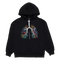 PLEASURES P21W030-BLACK BREATHE HOODIE Mens Apparel - Mens