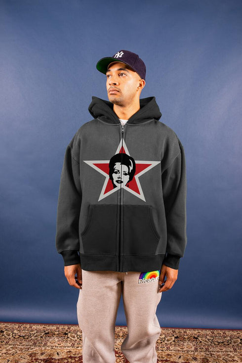 PLEASURES PARTY ANIMAL ZIP HOODY Mens Apparel - MENS APPAREL