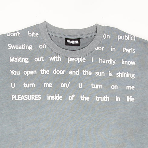PLEASURES POLITE HEAVYWEIGHT T-SHIRT Mens Apparel - MENS