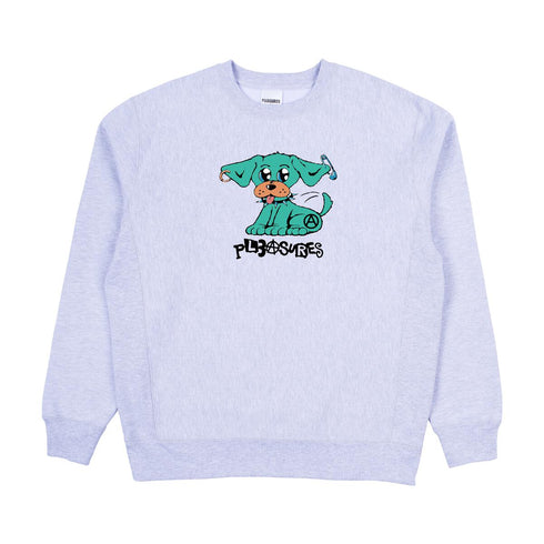 PLEASURES RUFF PREMIUM CREWNECK Mens Apparel - MENS APPAREL