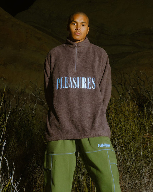 PLEASURES SEARCHING QUARTER ZIP Mens Apparel - MENS APPAREL