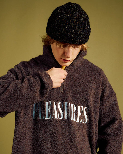 PLEASURES SEARCHING QUARTER ZIP Mens Apparel - MENS APPAREL