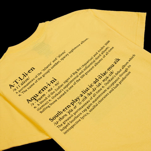 PLEASURES VOCABULARY T-SHIRT - MENS APPAREL