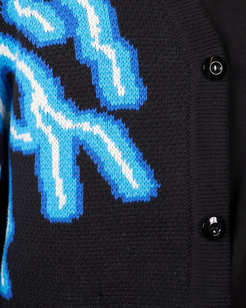 PLEASURES VOLT JACQUARD CARDIGAN Mens Apparel - MENS APPAREL