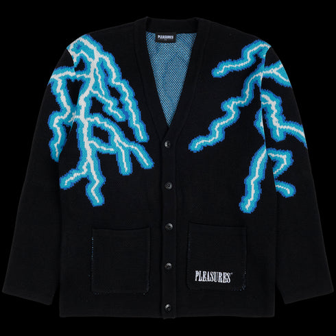 PLEASURES VOLT JACQUARD CARDIGAN Mens Apparel - MENS APPAREL
